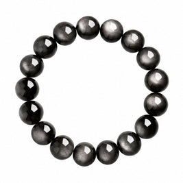 Natural Rainbow Eye Obsidian Bracelet