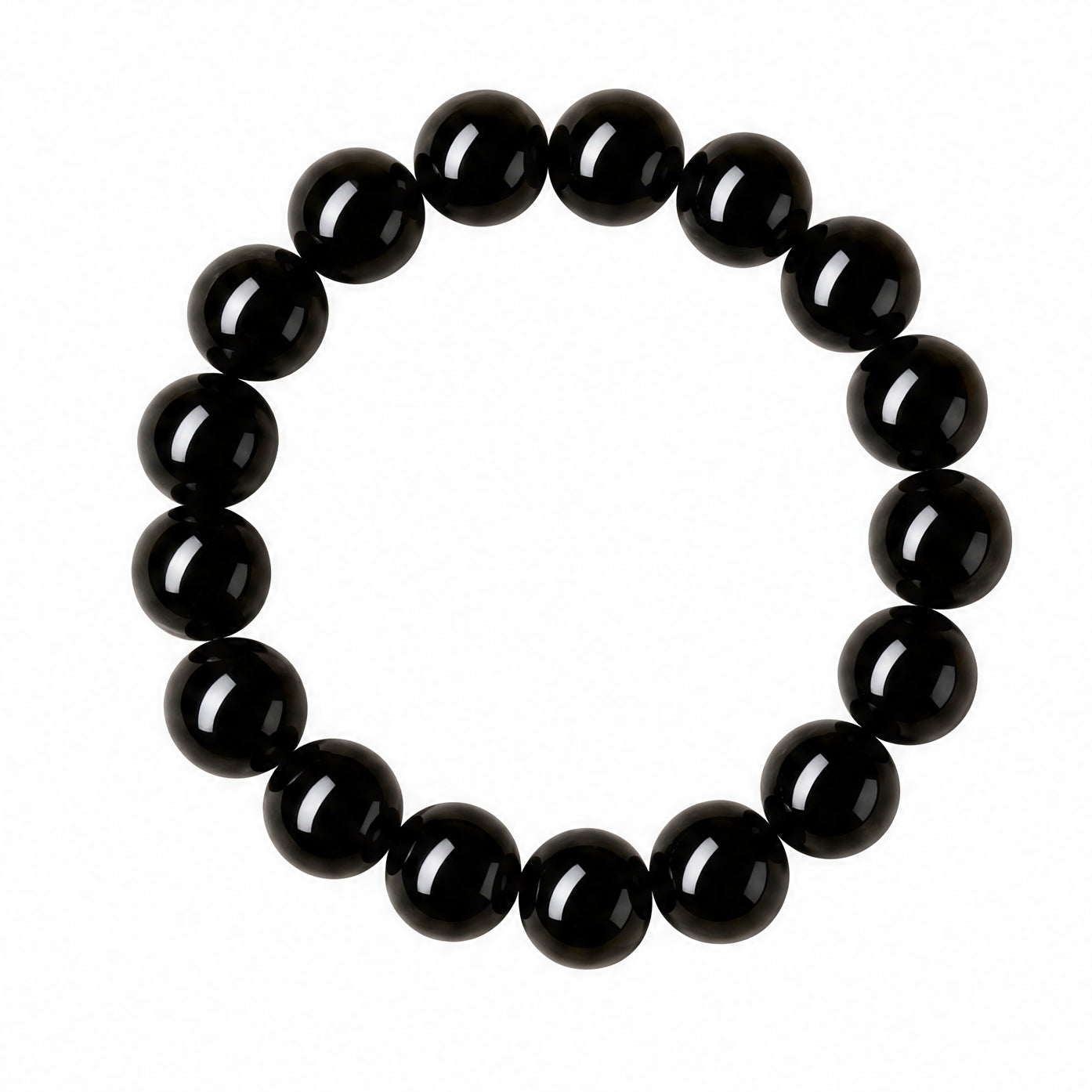 Natural Rainbow Eye Obsidian Bracelet