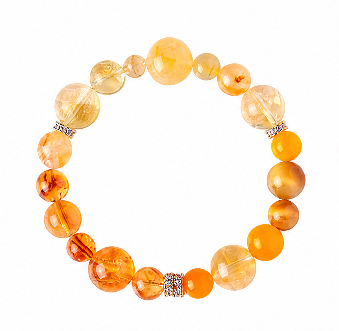 Five Elements Balance Amethyst Aquamarine Bracelet
