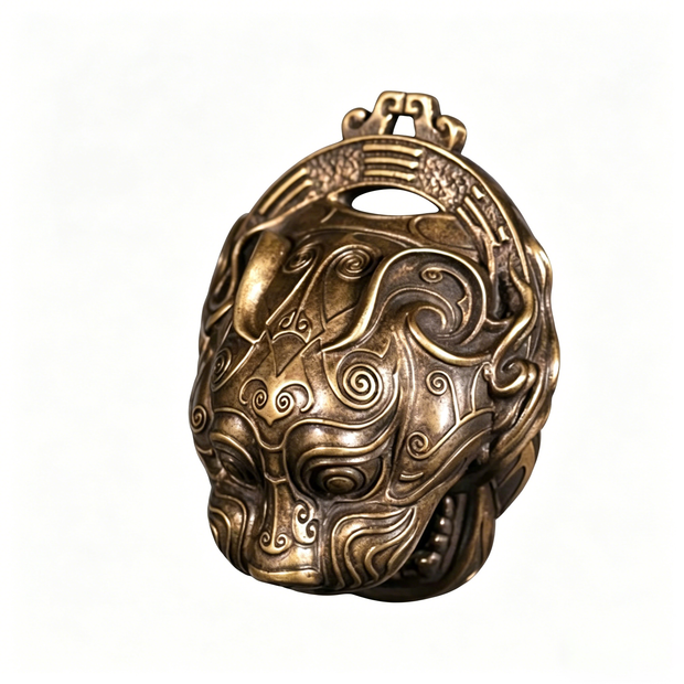 Bagua Tiger Bell Amulet