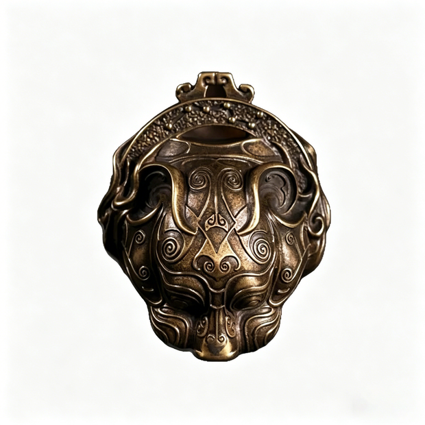 Bagua Tiger Bell Amulet