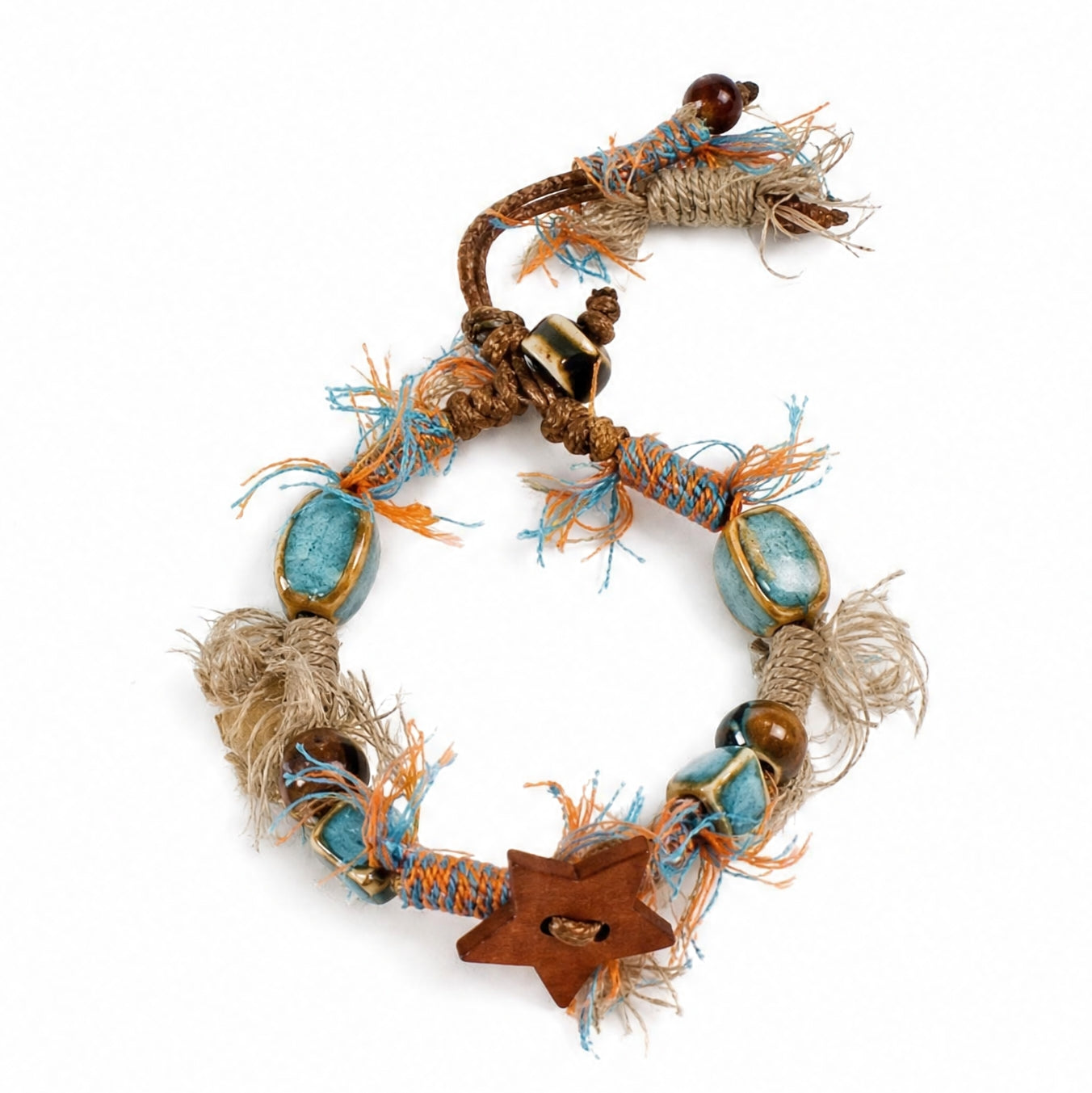 Jingdezhen Handwoven Tibetan Style Bracelet