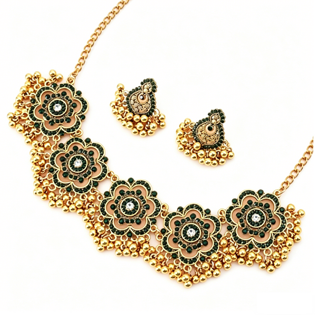 Baroque Floral Statement Earrings