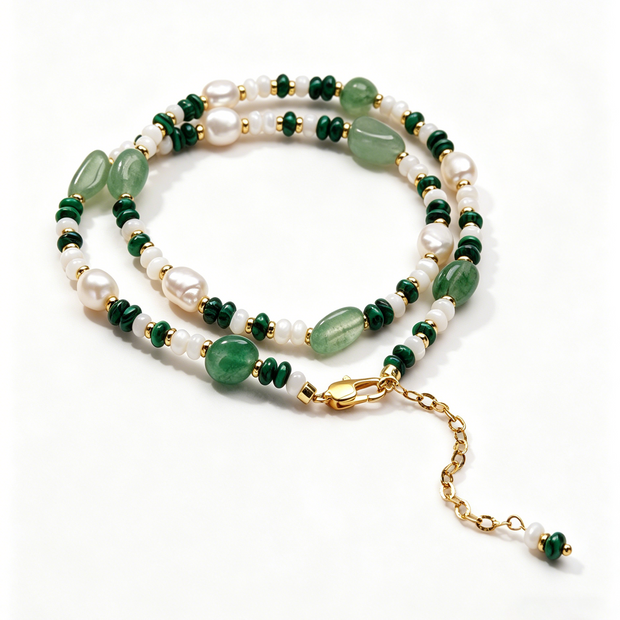 Dopamine Multicolor Freshwater Pearl Necklace