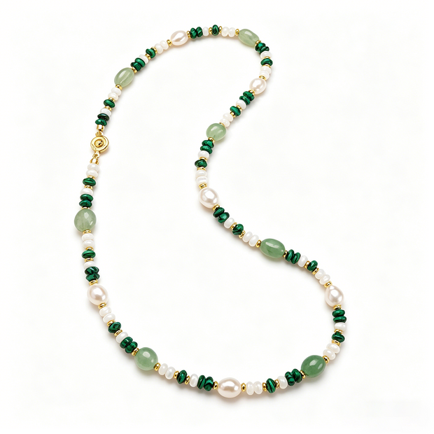 Dopamine Multicolor Freshwater Pearl Necklace