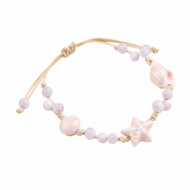 Woven Ceramic Ocean Shell Bracelet