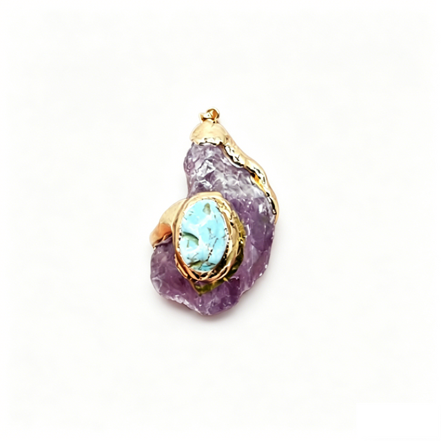 Raw Crystal DIY Pendant Components