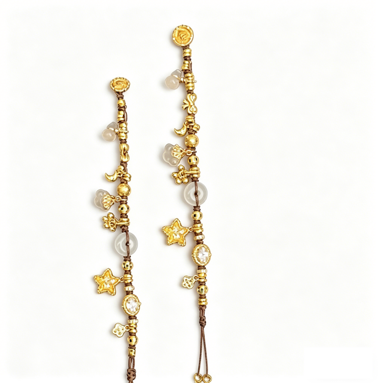 Brass Wealth God Gourd Charm Bracelet