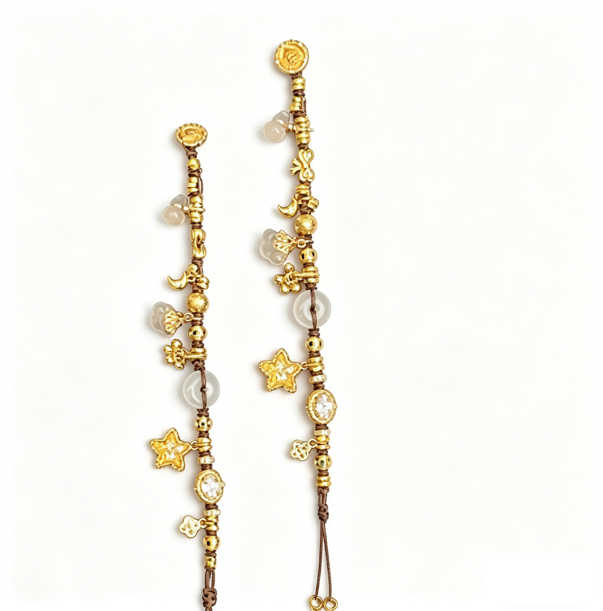 Brass Wealth God Gourd Charm Bracelet