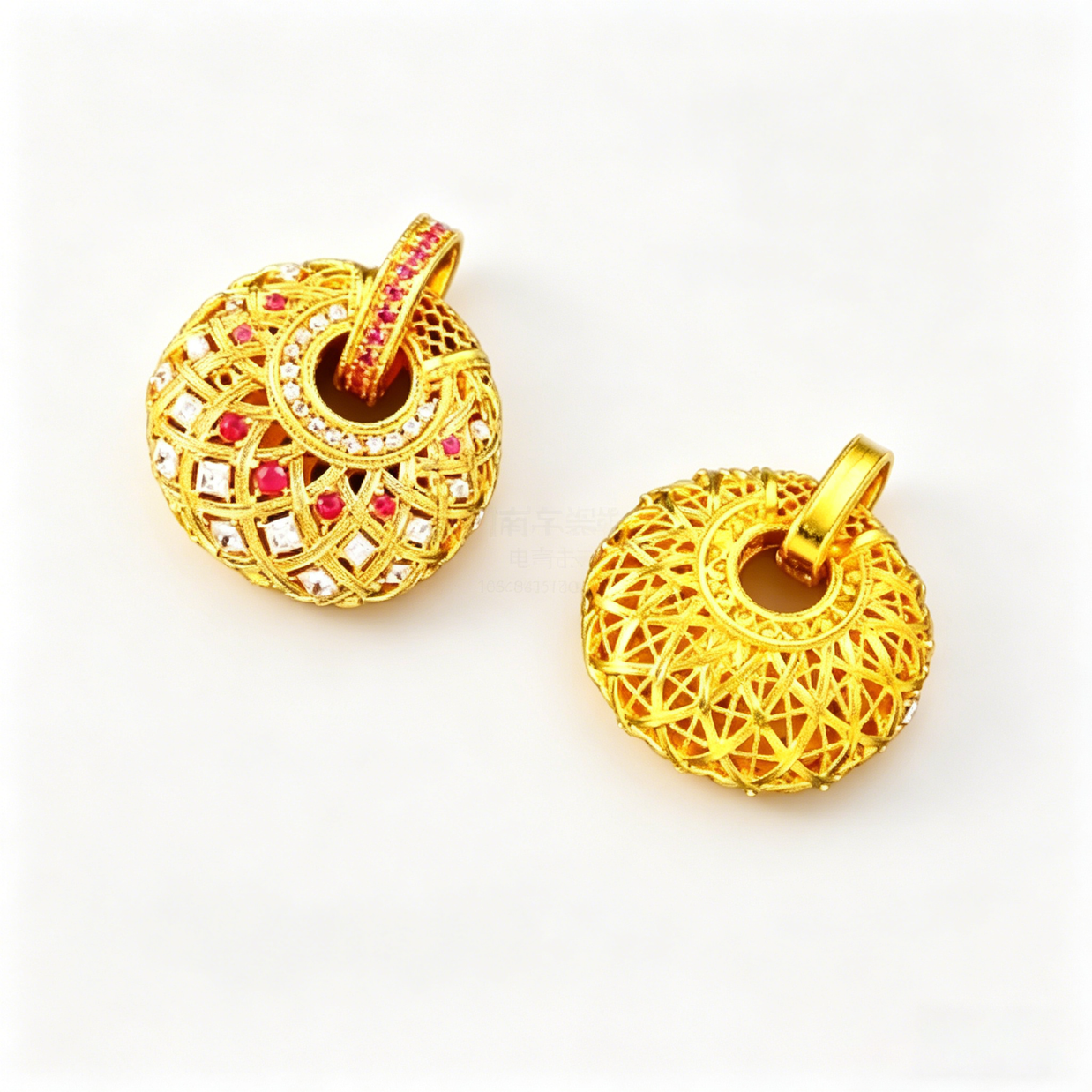 Tang Dynasty Filigree Pendant
