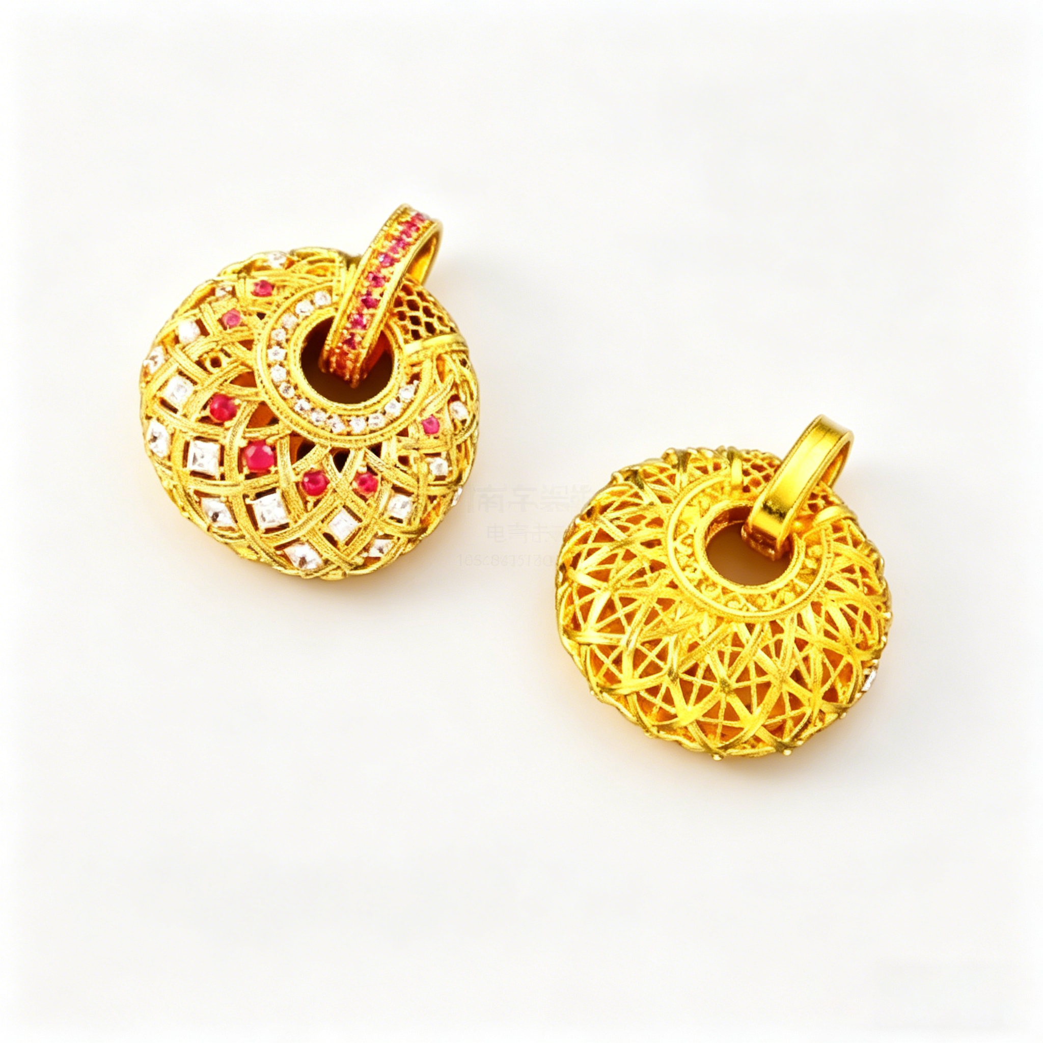 Tang Dynasty Filigree Pendant
