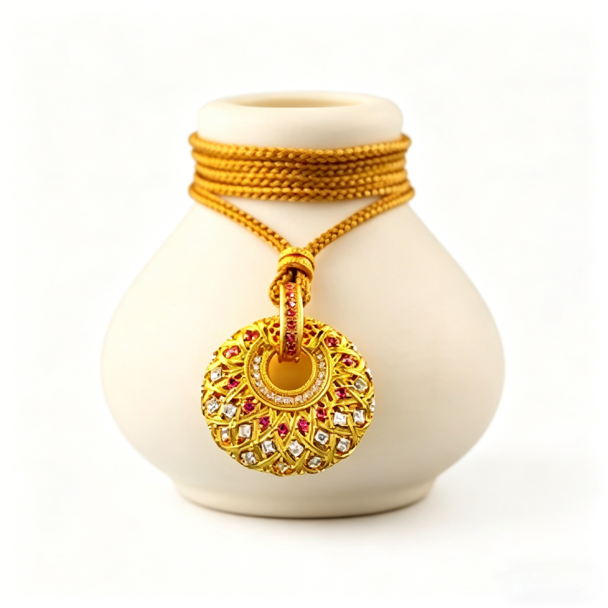 Tang Dynasty Filigree Pendant