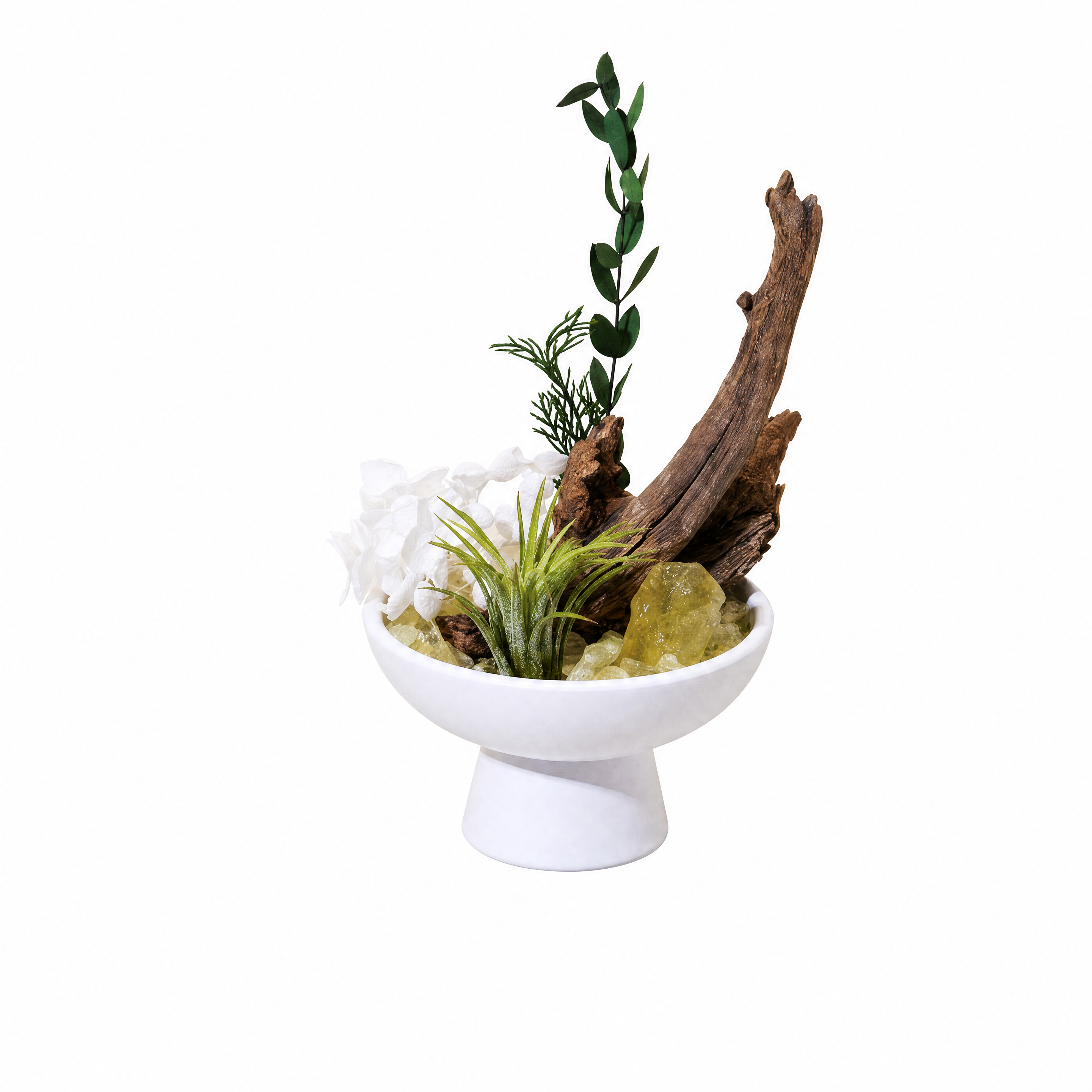 Solar Glow – Citrine Abundance Aromatherapy Centerpiece