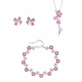 Huayuemei Red Corundum Zircon Bracelet