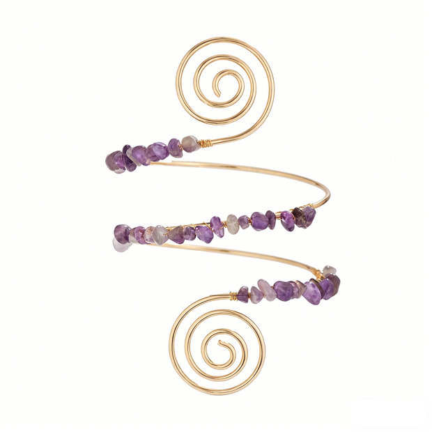 African Tribal Stone Cuff Bracelet