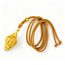 Rotating Lotus Prayer Pendant