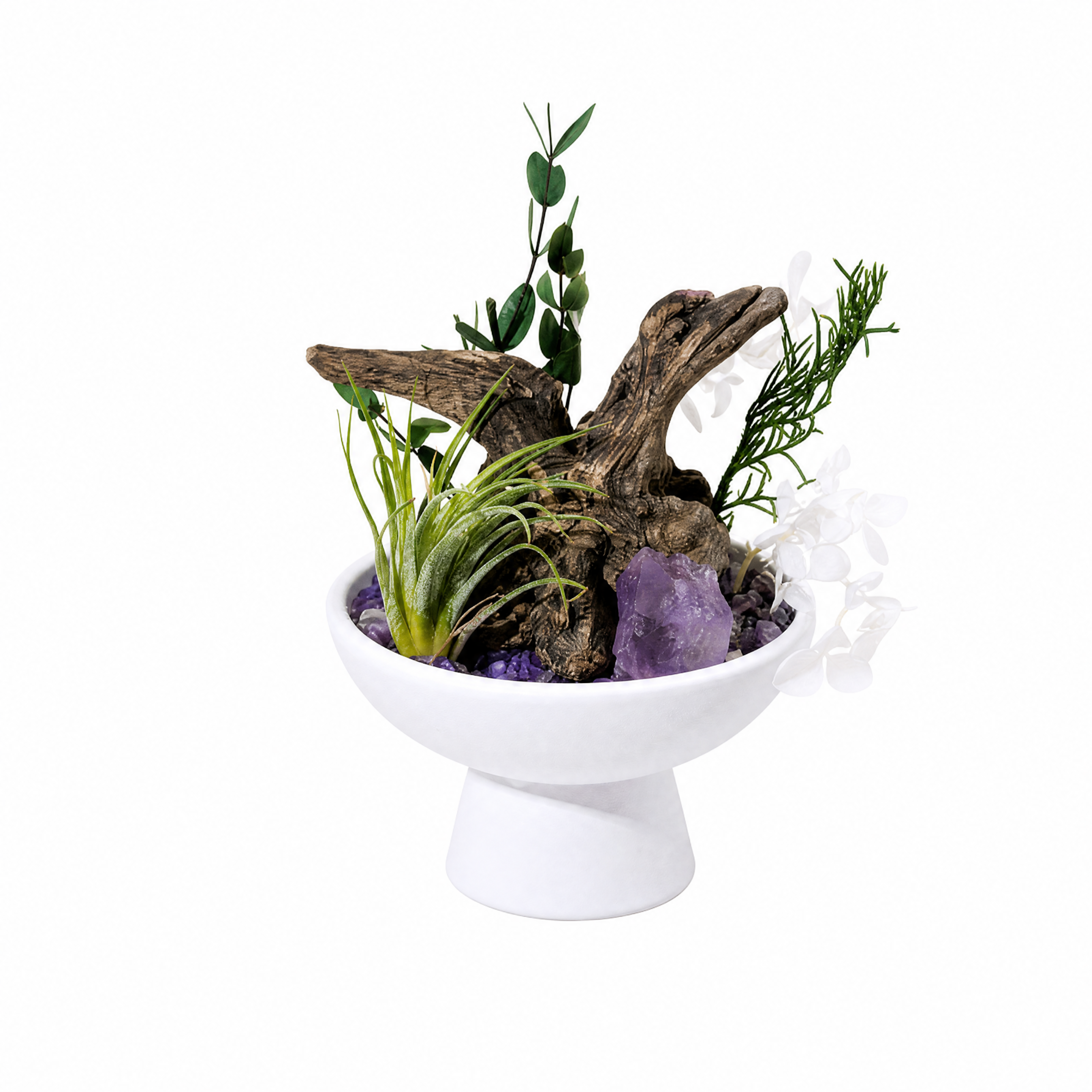 Lavender Mist – Amethyst Cluster Fragrant Sleep Aid Decor