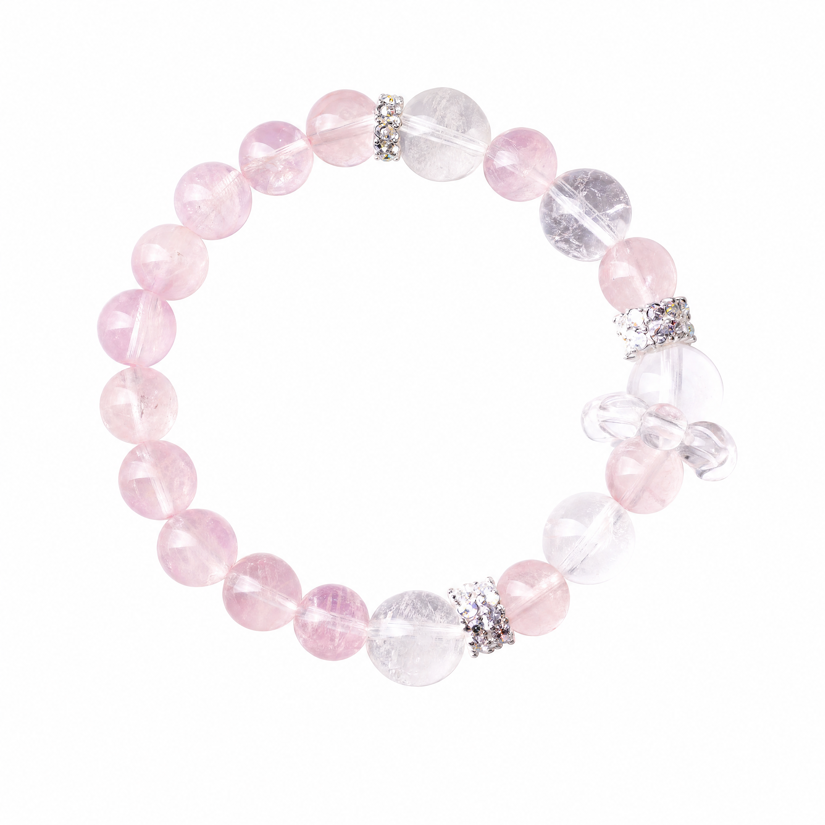 Natural Crystal Minimalist Beaded Bracelet