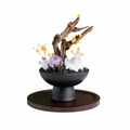 Velvet Night – Amethyst Geode & Dried Flower Scented Ornament