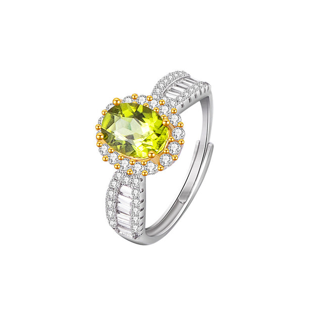 Multi-Gem S925 Silver Ring
