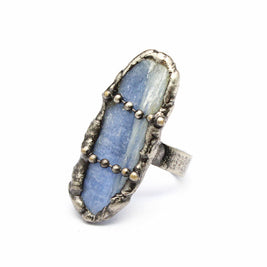 Tourmaline & Crystal Art Ring