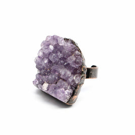 Tourmaline & Crystal Art Ring