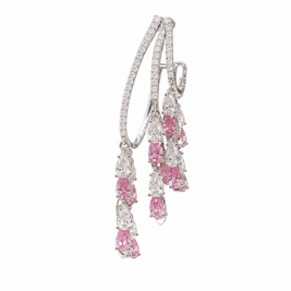 Zircon Ear Bone Clip Earrings